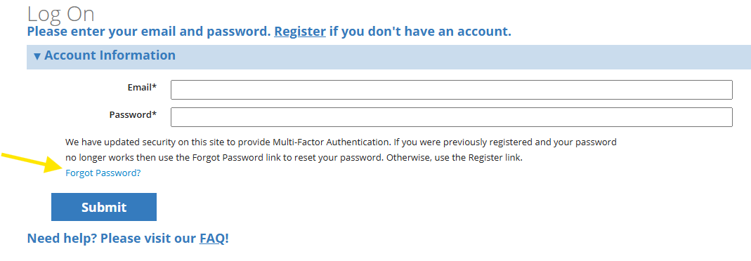 Reset Password